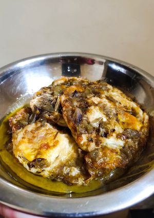 Foto resep Telur ceplok cabe ijo simple dan enak