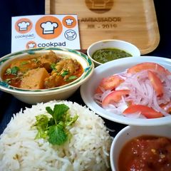 Chicken Aaloo with Zeera Rice A picture of Chicken Aaloo with Zeera Rice.