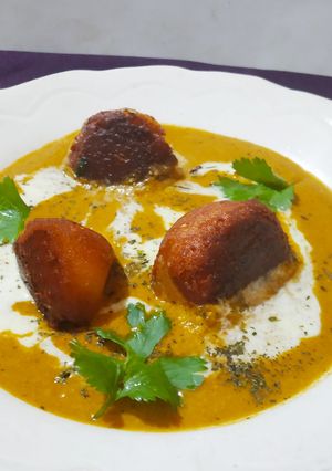 A picture of Malai Kofta.