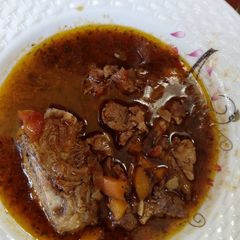 A picture of Goat meat stew.