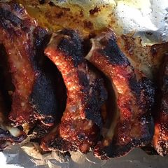 California Farm Korean Glazed Pork Ribs A picture of California Farm Korean Glazed Pork Ribs.