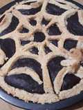 Crostata ragnatela di castagne