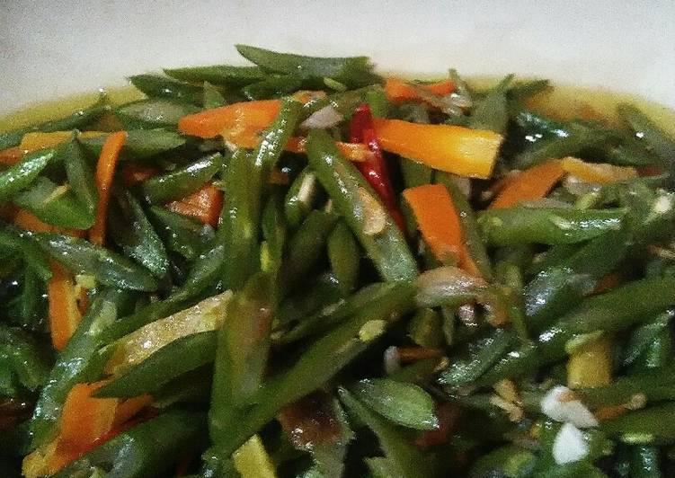 Tumis buncis bumbu iris