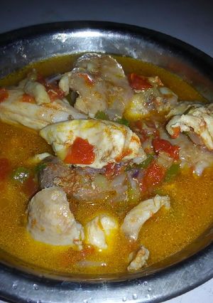 A picture of Chicken stew #4weeksChallenge.