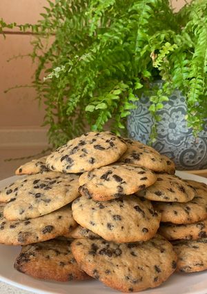 Фото Бананове печиво з шоколадною крихтою🍪.