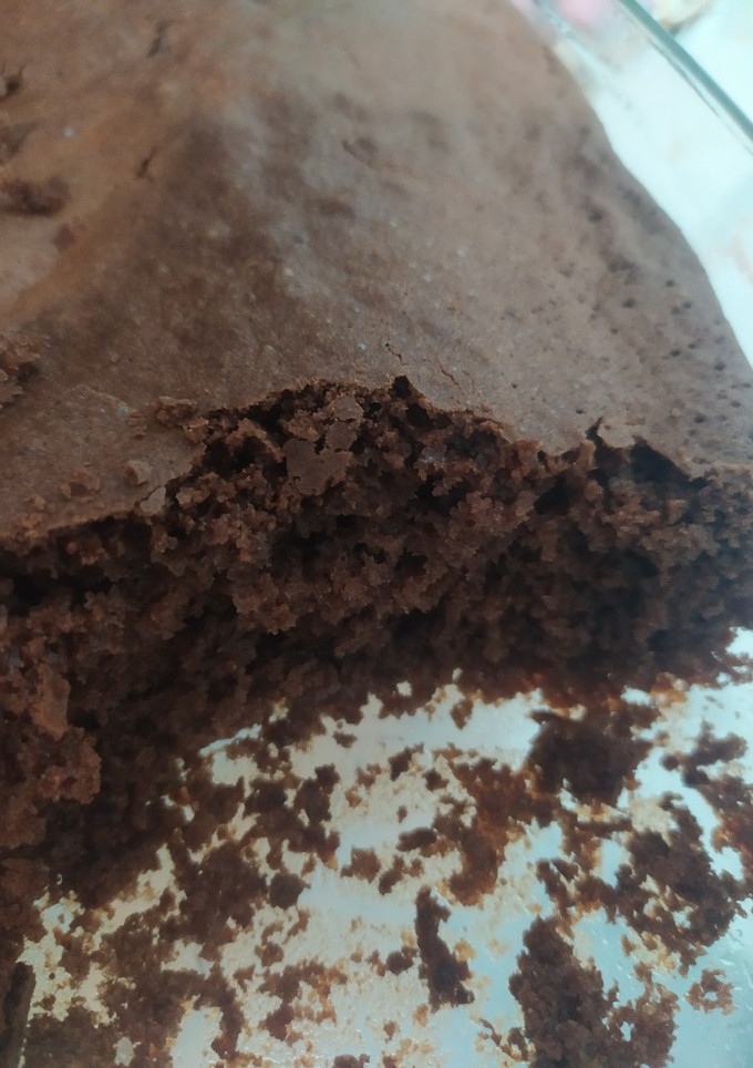 Una foto de Bizcocho de ColaCao y yogur