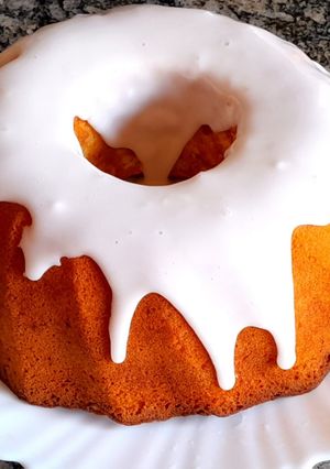 Una foto de Budín de limón con queso crema