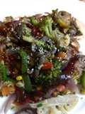 Salteado de vegetales con carne