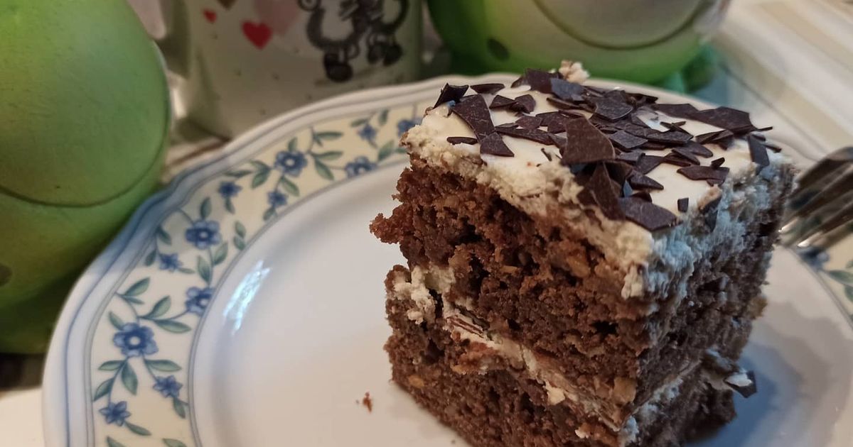 Bananen Nusskuchen Mit Straciatellacreme Rezept von Irina, die ...