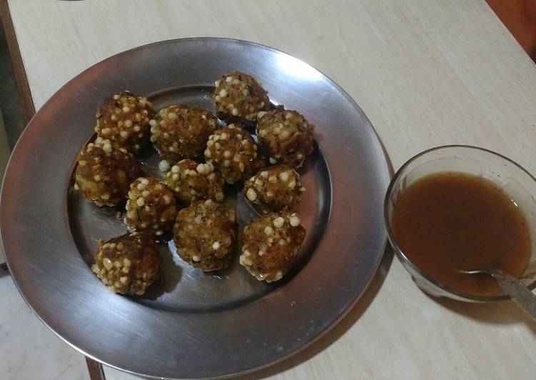 Sabudana khichdi pakode leftover