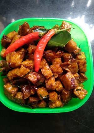 Foto resep Oseng tempe bakso pedas