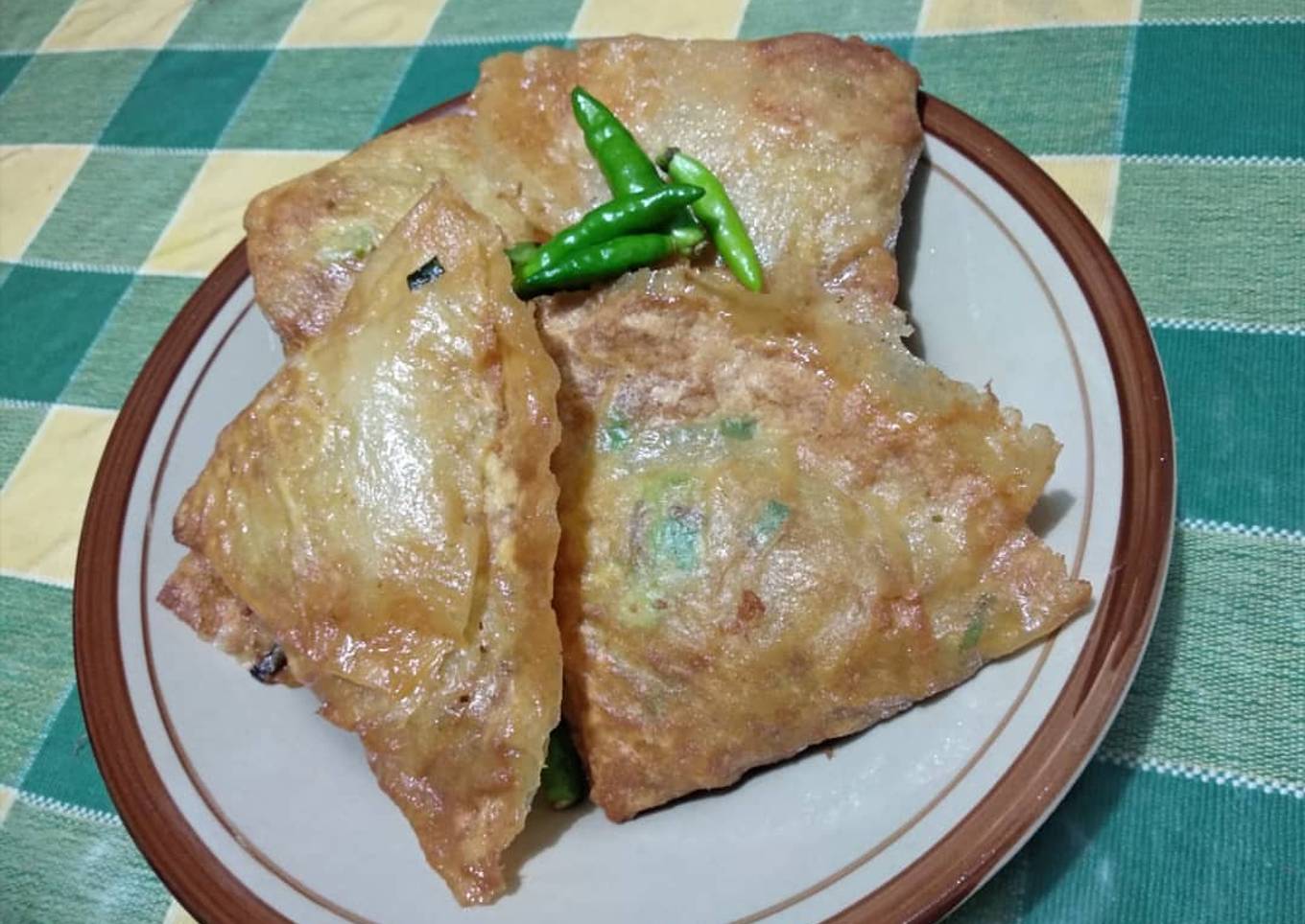 Martabak telur kornet Mini simple (home made)