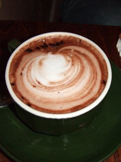Una foto de Chocolate moka caliente 