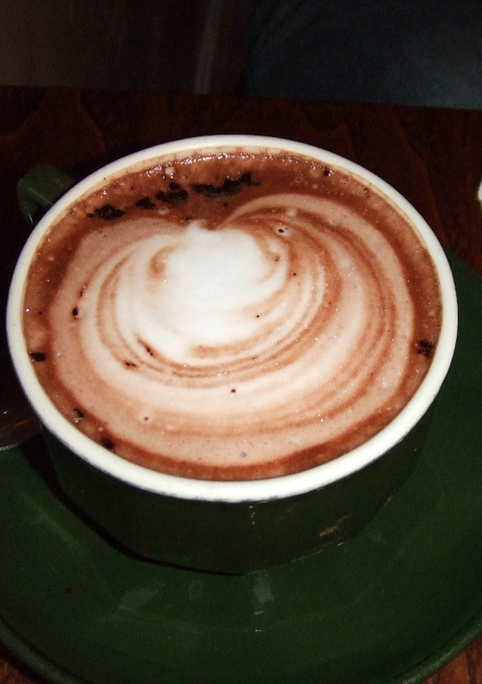 Una foto de Chocolate moka caliente 