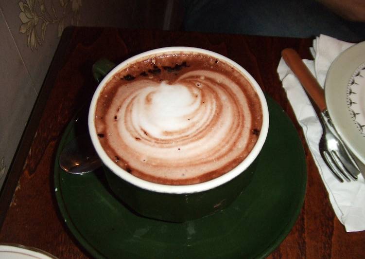 Chocolate moka caliente