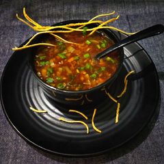 A picture of Hot and Sour Soup.