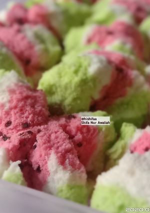Foto resep Bolu kukus semangka mekar