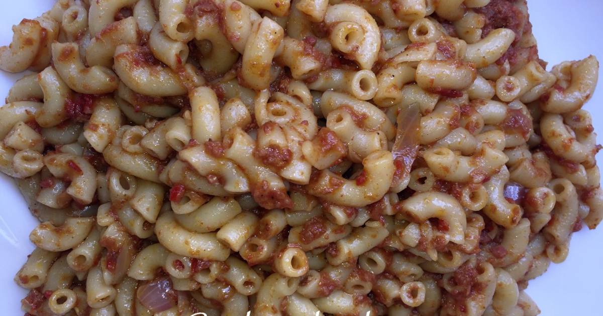 Macroni and corned beef Recipe by Sophie's kitchen Cookpad