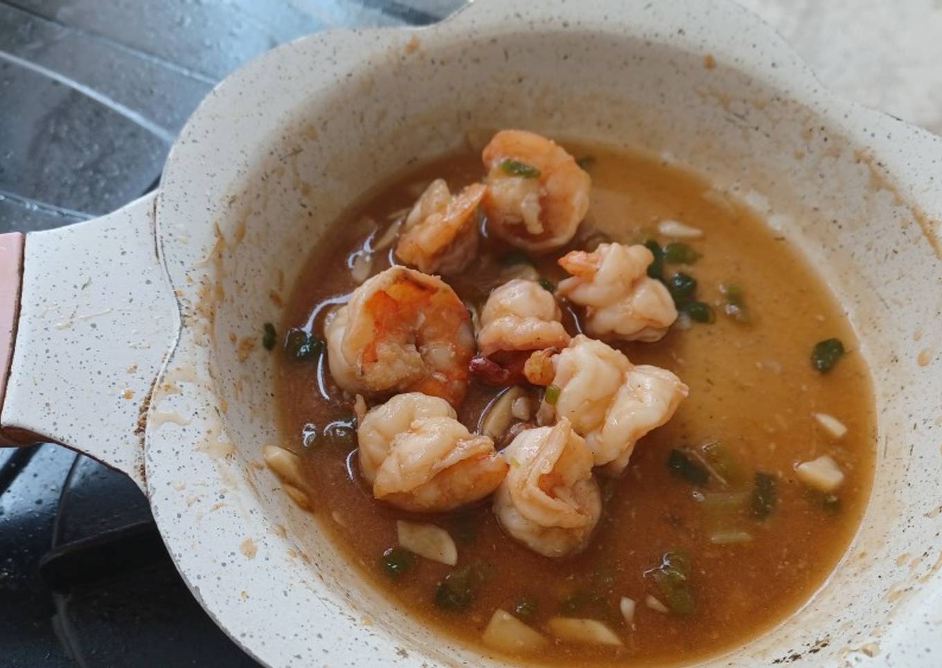 MPASI Udang Saus Tiram