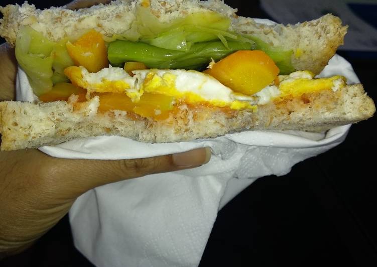 Sandwich roti gandum (diet)