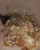 Pasta atún cebollín y mayonesa