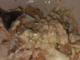 Pasta atún cebollín y mayonesa
