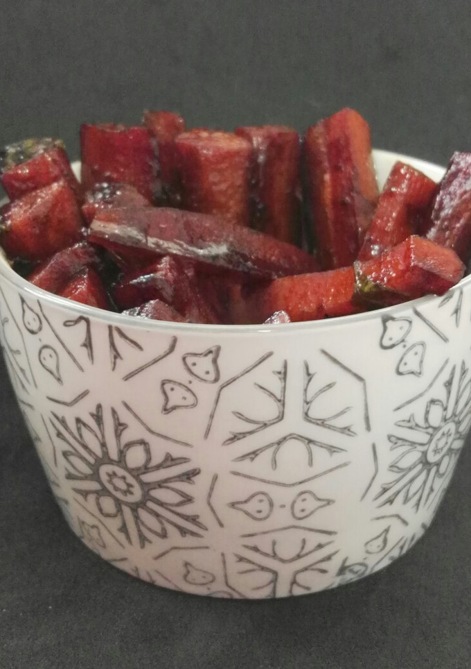 Una foto de Zanahorias confitadas