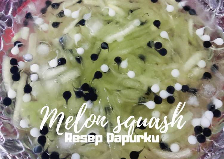 Resep Melon squash Anti Gagal