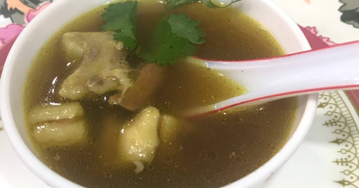 Mutton ribs clear soup Recipe by shilpa Cookpad