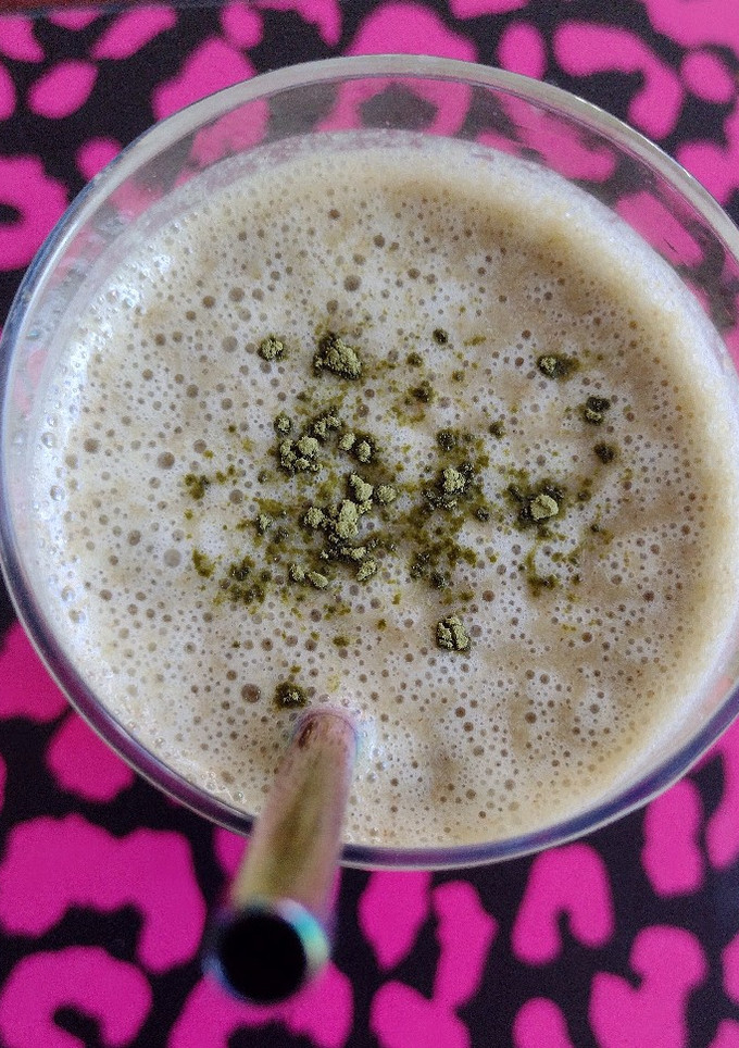 Una foto de Batido Plátano Matcha