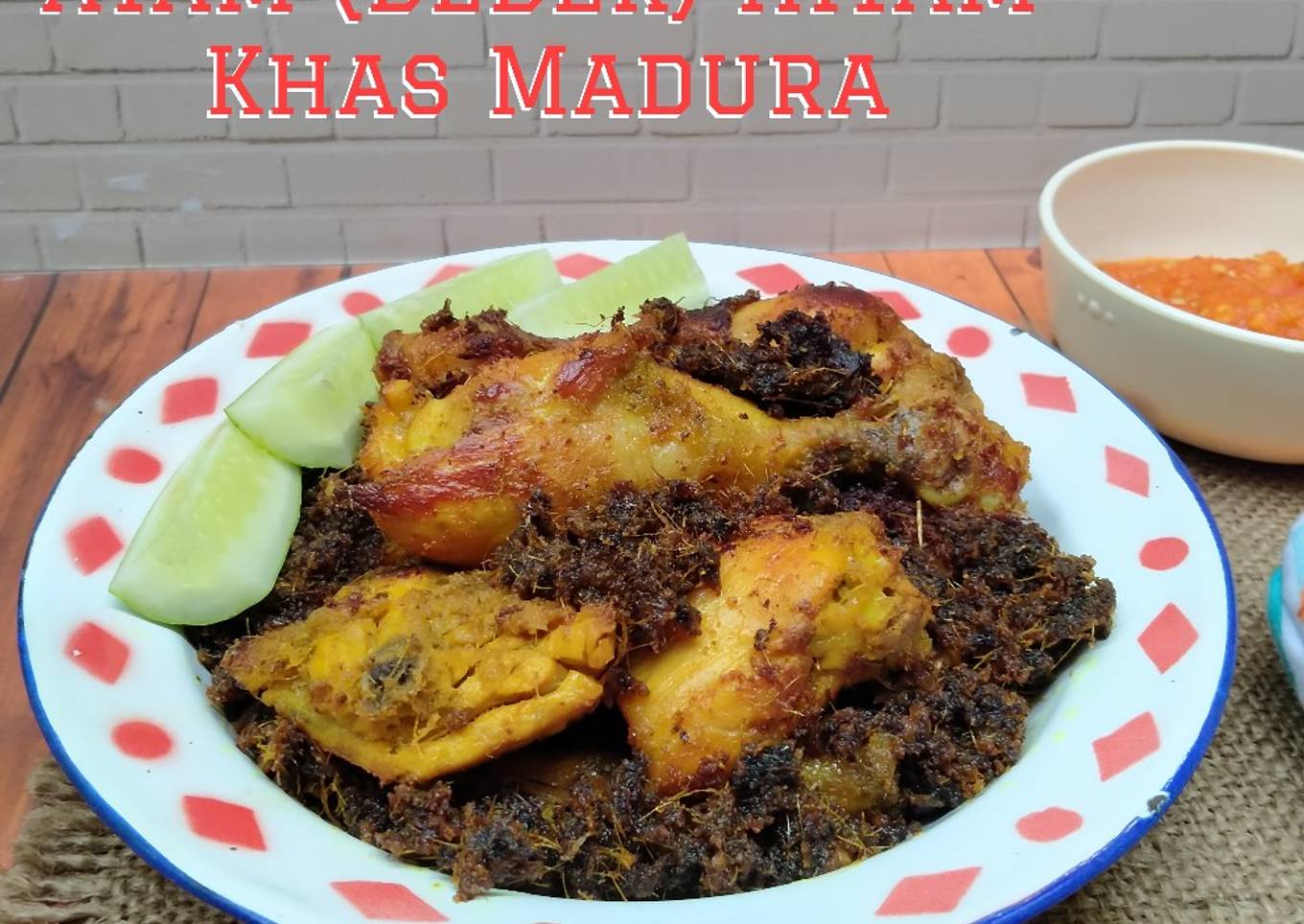 Ayam (bebek) hitam khas madura