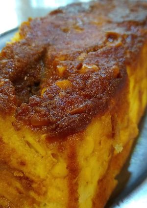 Una foto de Budín de choclo acaramelado