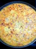 Tortilla de Huevos, Jamón, Cebollas y Papas