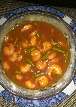 Foto resep Udang saos padang
