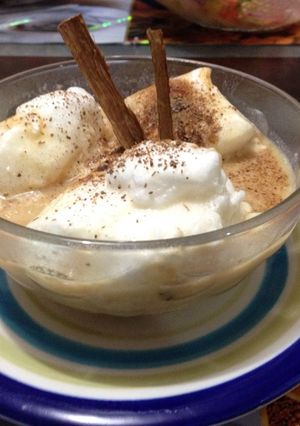 Una foto de Leche nevada al caramelo