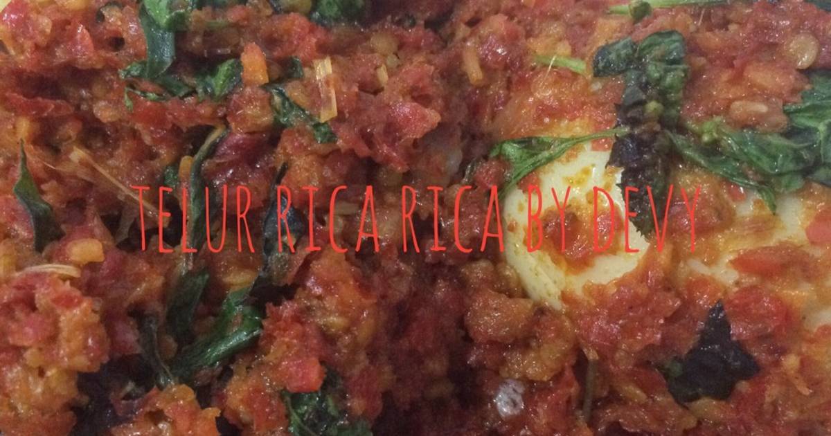 Telur Rica Rica Resep Telur Rica Rica kemangi##bikinRamadhanberkesan oleh devydevy ...