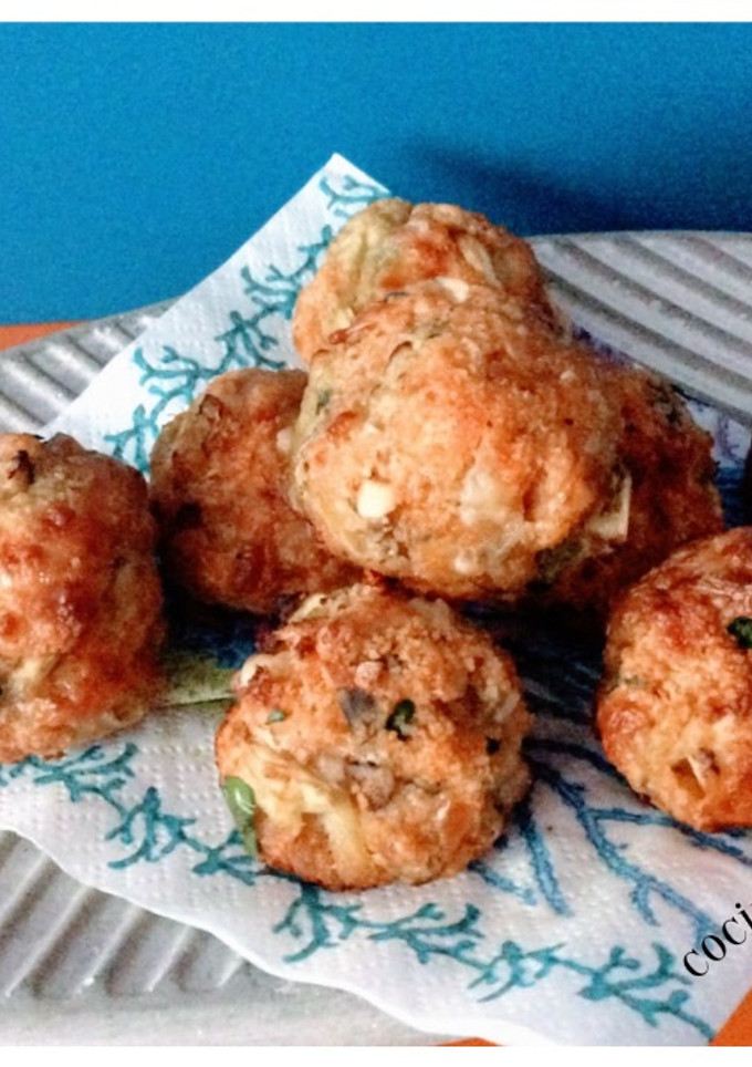 Una foto de Albóndigas de berenjenas con queso