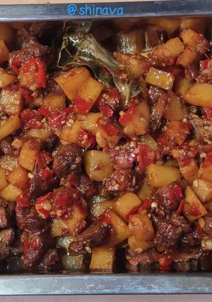 Foto resep Sambal kentang ampela ati