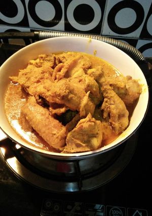 Foto resep Oblok ayam pedas khas betawi