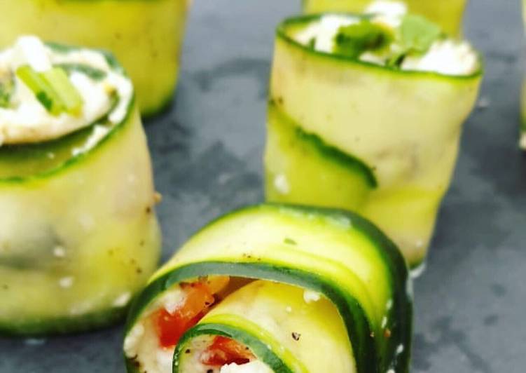 Greek Salad Rolls 🥒