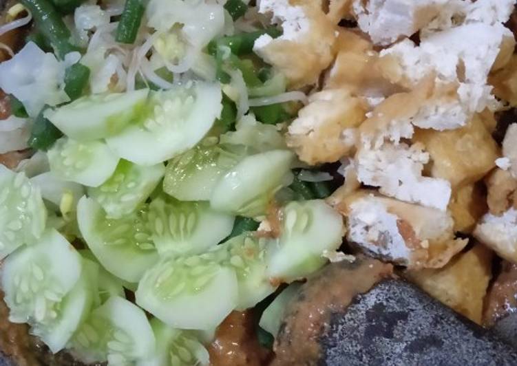 Resep Lotek sayur, Bisa Manjain Lidah