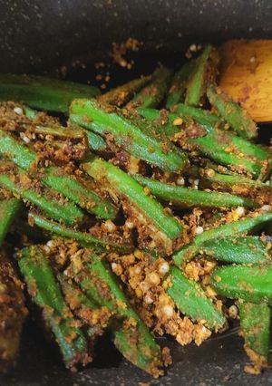 Foto resep Bhindi Masala (Tumis Okra Bumbu India)