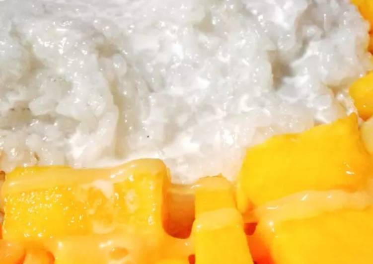 Bagaimana Membuat Manggo Sticky Rice Anti Gagal