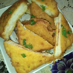 Bread pakora A picture of Bread pakora.
