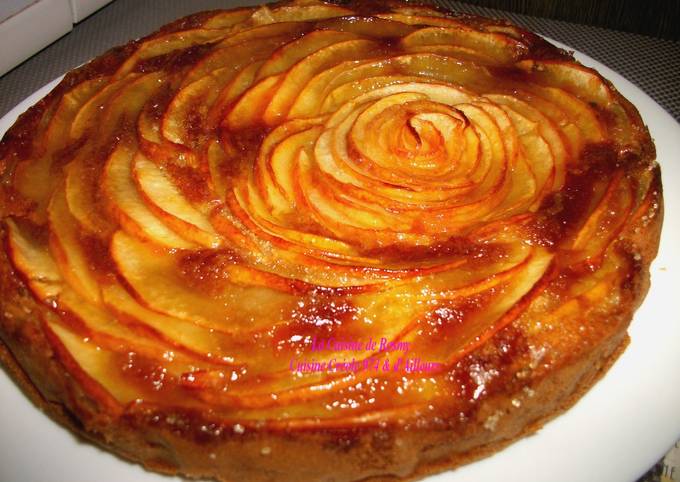 TARTE aux POMMES REVISITÉE avec une PÂTE à GÂTEAU