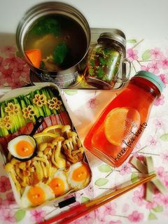 日式涼麵便當 的食譜成品照片