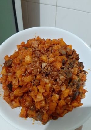 Foto resep Sambal kentang hati ayam