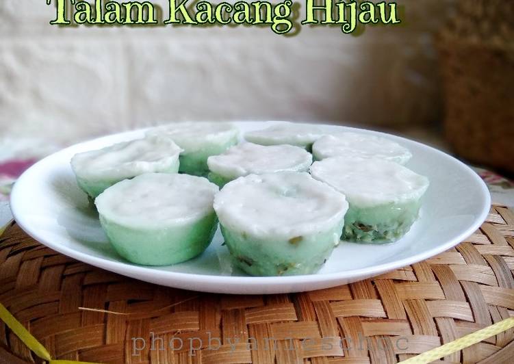 Arahan Memasak Talam Kacang Hijau yang Sedap