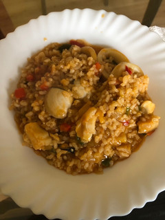 Una foto de Arroz meloso de pescado