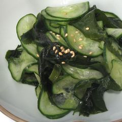 Wakame & Cucumber Salad A picture of Wakame & Cucumber Salad.